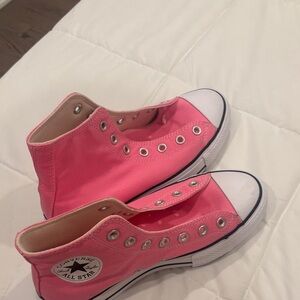 Converse All Star Pink Canvas High-Tops